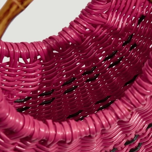 RING Handle Large Capacity Straw Bag - Picture 6 of 9